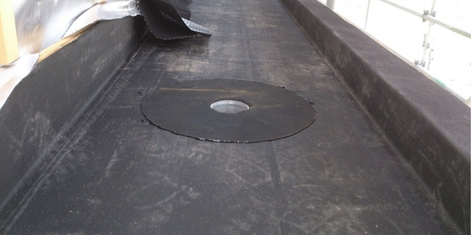 epdm dakgoot renovatie